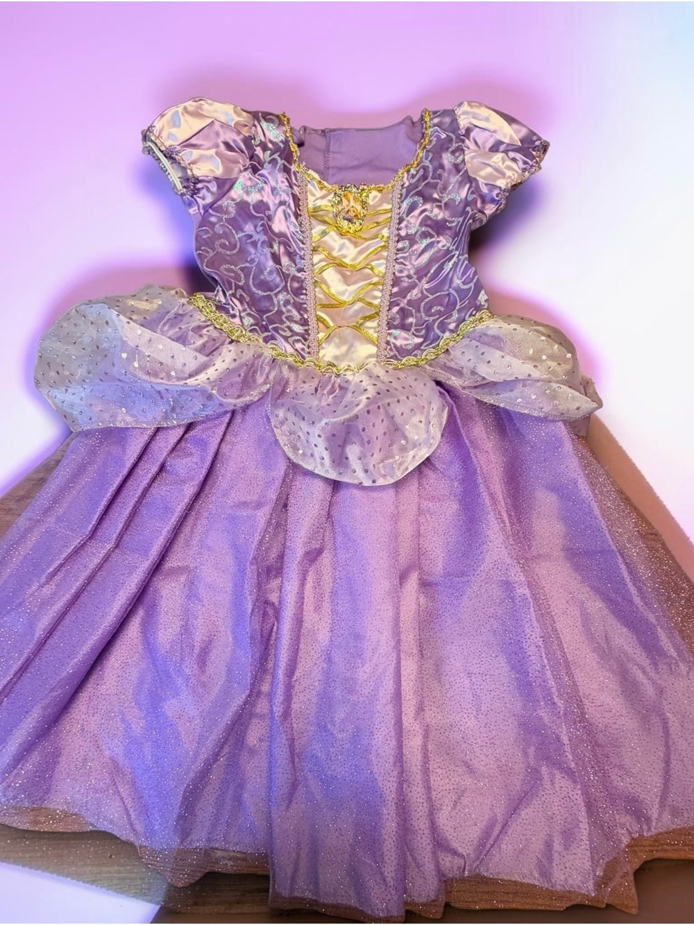 Disney Rapunzel Princess Ball Gown Costume Size M (7/8)